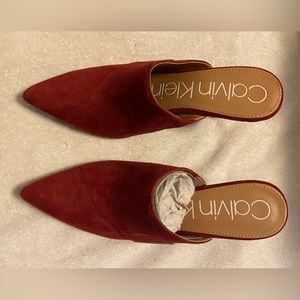 Calvin Klein backless heels